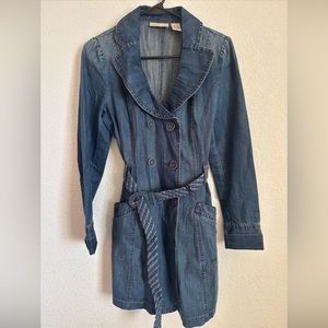 DKNY Jeans Vintage Women’s Denim Jacket Belted Size Medium